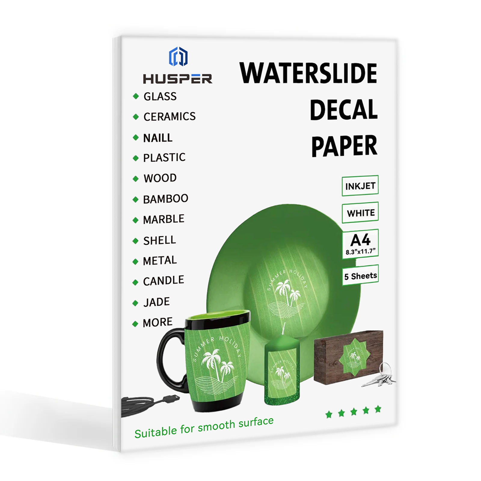 Ink Blotter Paper - 5 Lembar Kertas Decal Water Slide