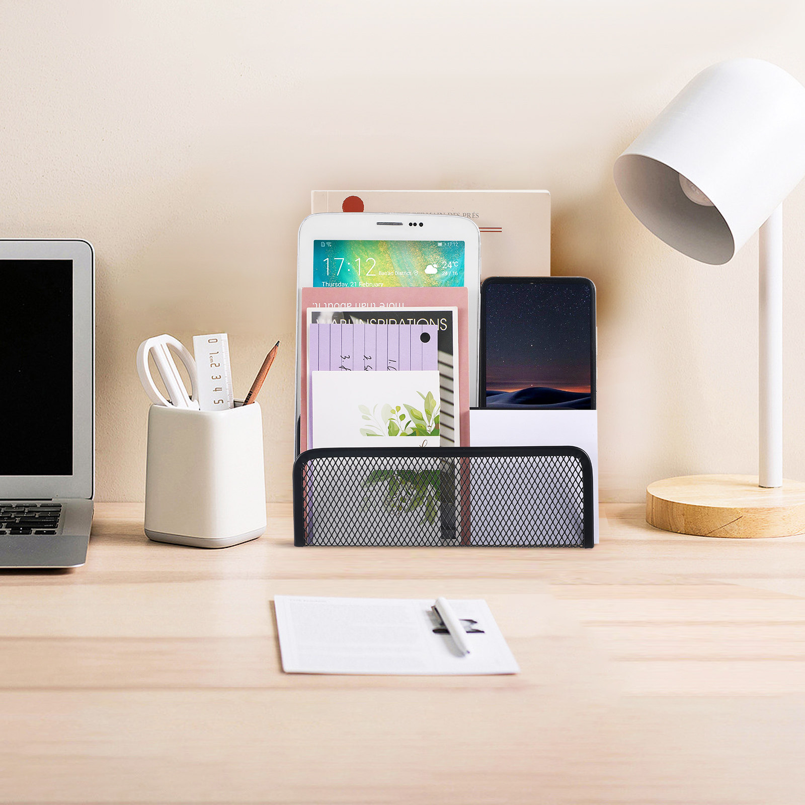 Magazine Holder Rack - Rak Penyimpanan Dokumen, Surat, Brosur, Majalah