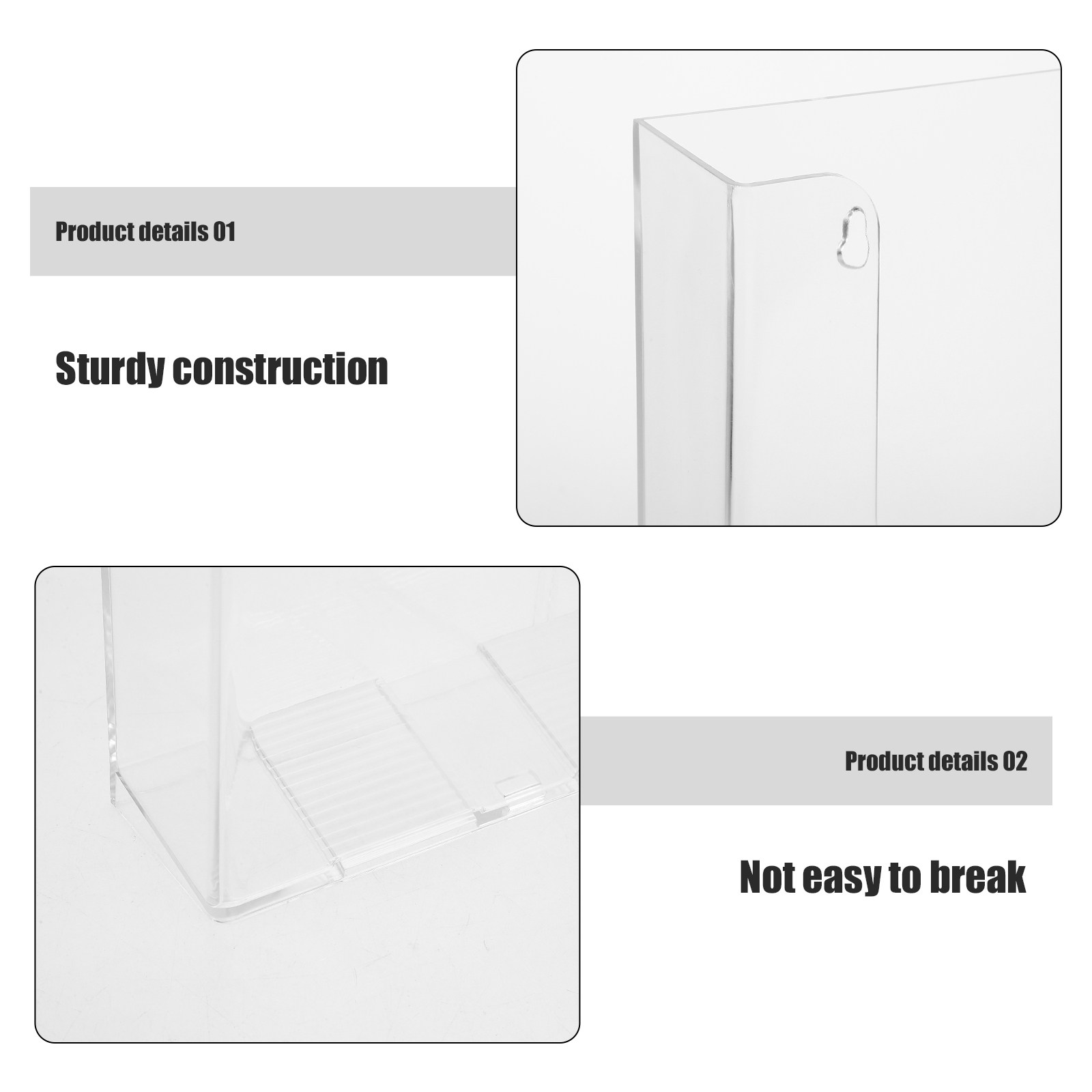 Organizer File Akrilik Transpa - Magazine Holder Rack ulasan dan harga