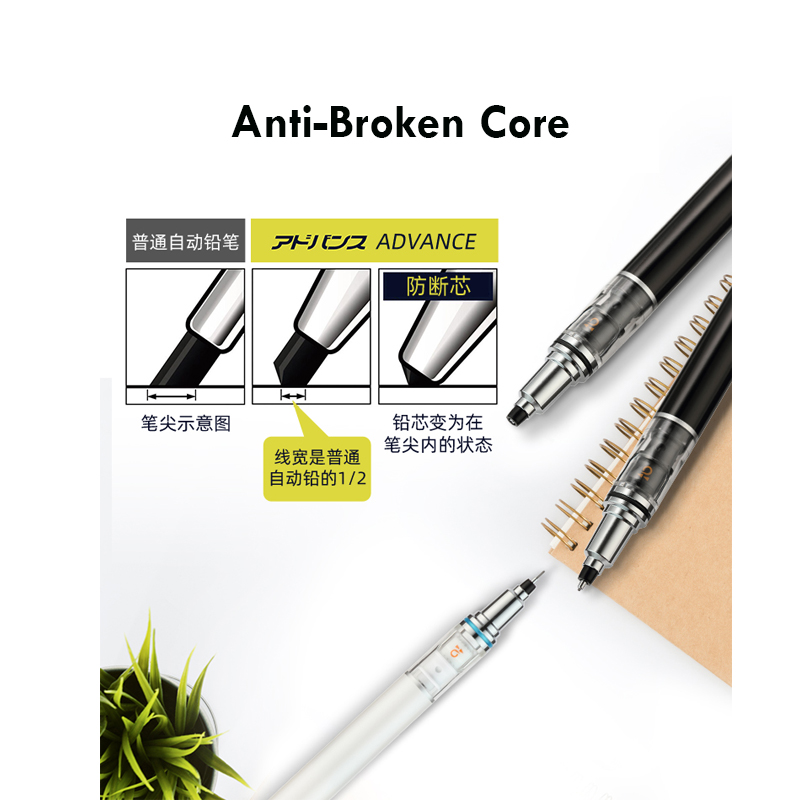 Uni pensil mekanik putar Japan - Mechanical Pencil 0.3 ulasan dan harga