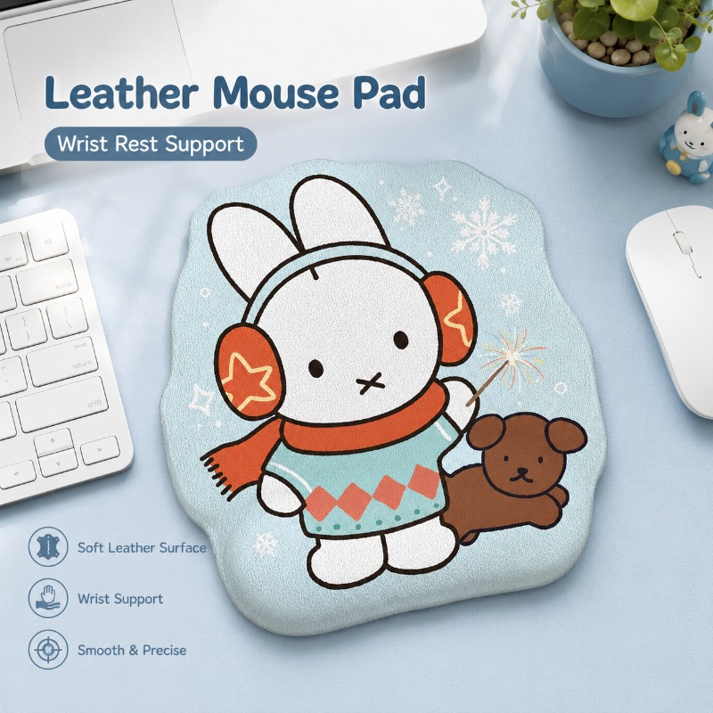 Alas Mouse Kulit Anime Miffy d - Leather Desk Pad ulasan dan harga