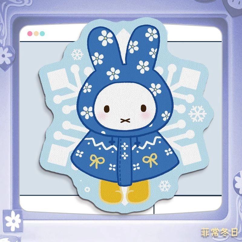 Alas Mouse Kulit Anime Miffy d - Leather Desk Pad ulasan dan harga