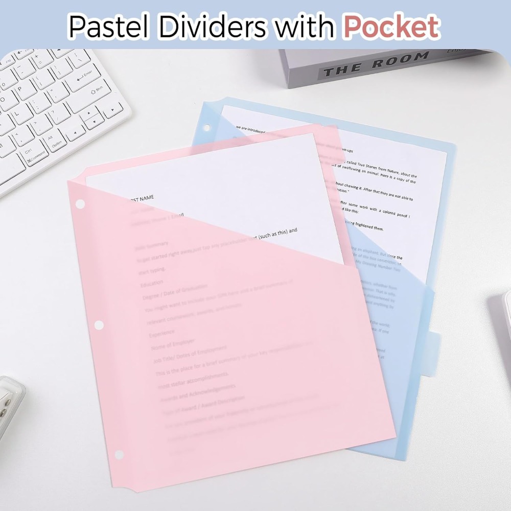8 buah Pembatas Binder A4 Past - Tab Divider A4 ulasan dan harga