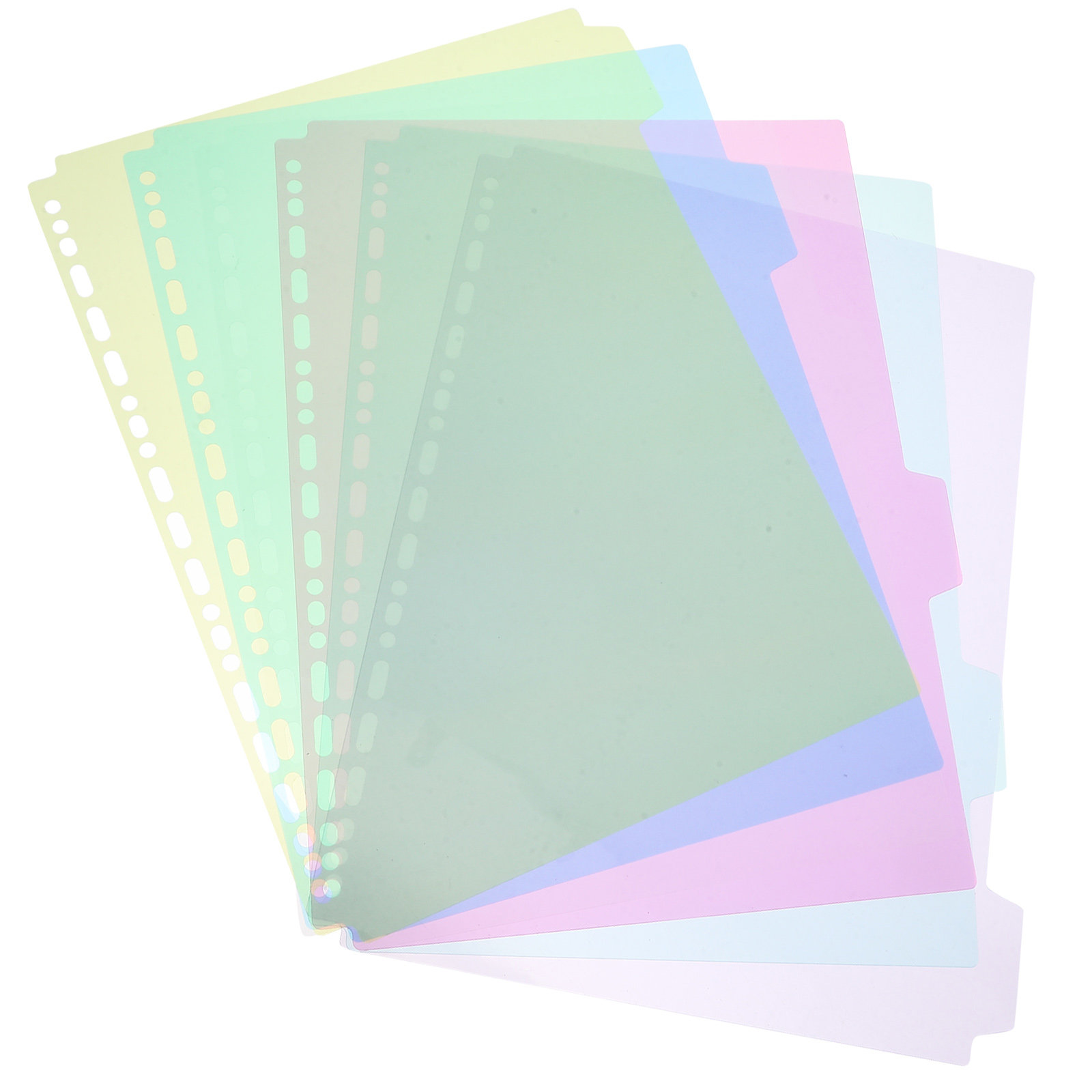 6Pcs Pembatas File Berlabel A4 - Tab Divider A4 ulasan dan harga