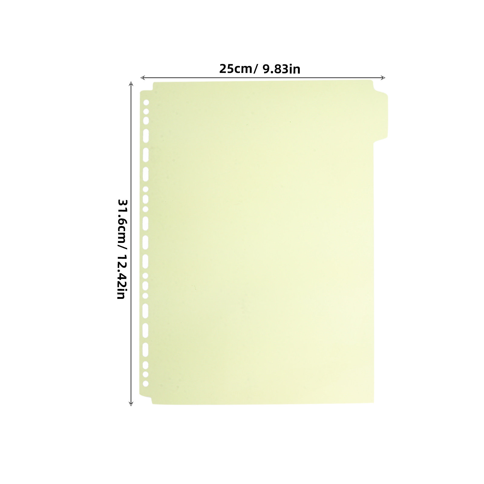 6Pcs Pembatas File Berlabel A4 - Tab Divider A4 ulasan dan harga