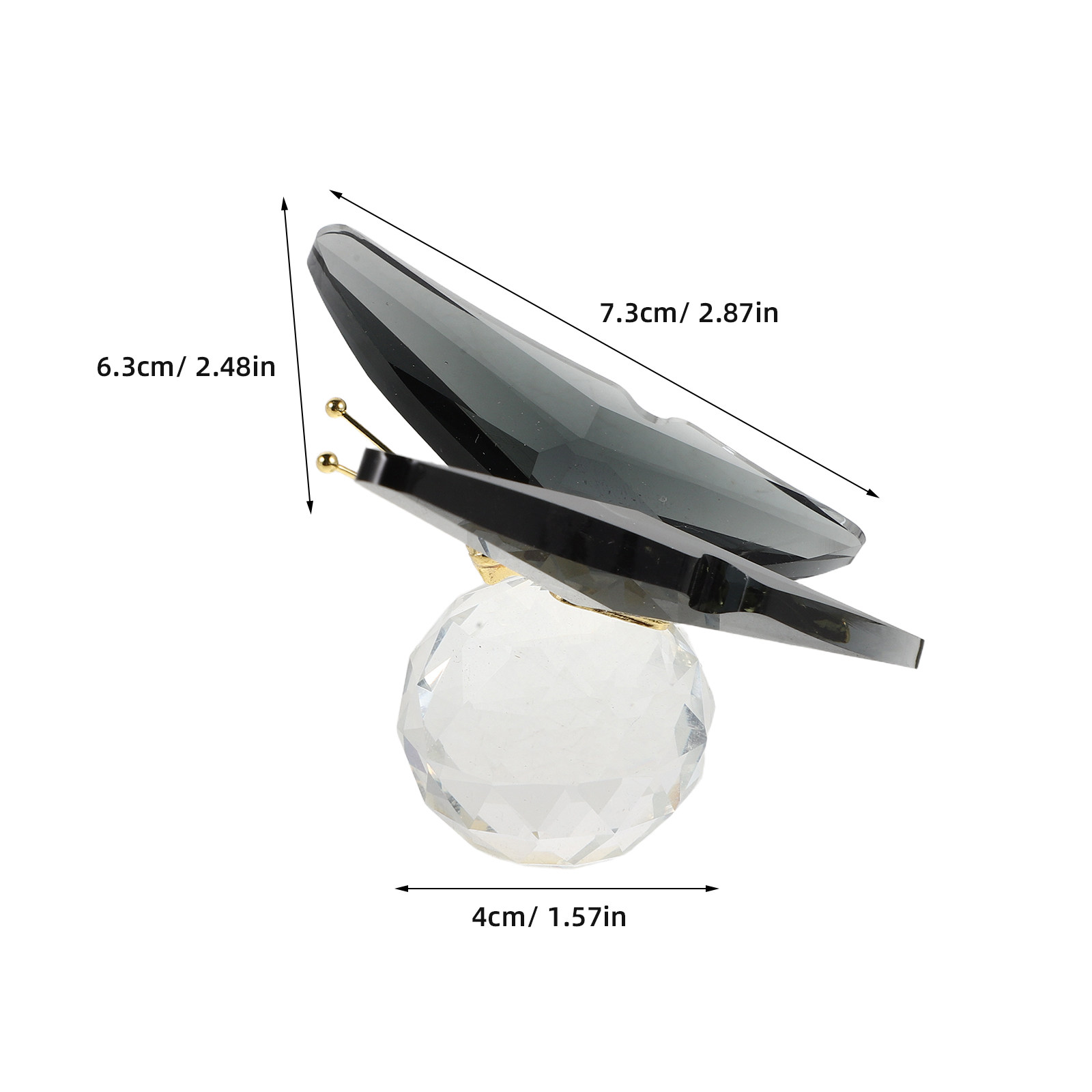 Pemberat Kertas Kaca Bentuk Ku - Paper Weight Crystal ulasan dan harga