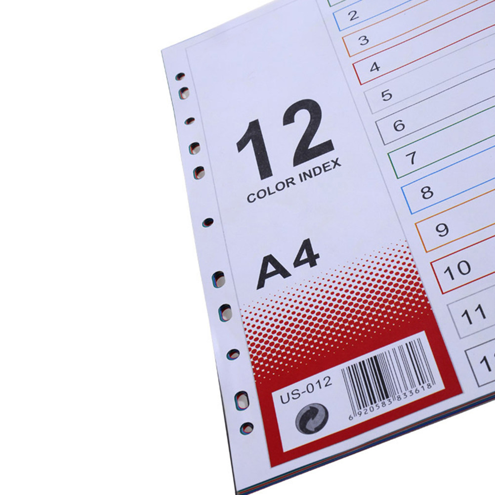 2Pcs Isi Ulang Kertas Indeks P - Tab Divider A4 ulasan dan harga