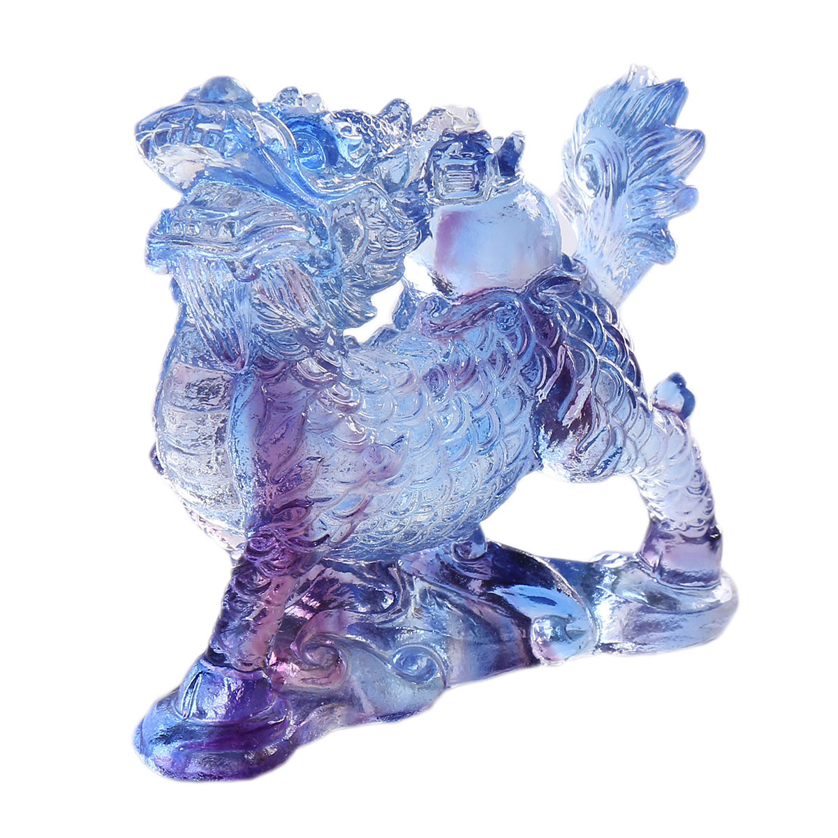 Patung Chi Lin Feng Shui Krist - Paper Weight Crystal ulasan dan harga